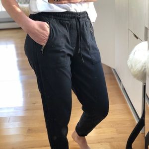 Black athleta joggers
